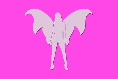Angel Pink Long, par Xavier E. G. Dierick